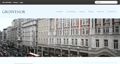 Desktop Screenshot of grosvenorauctions.com